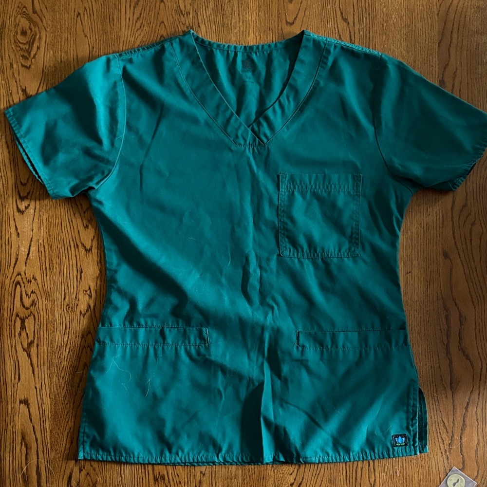 Hunter Green Women's Scrub Top